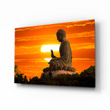 Budha Glass Wall Art