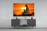 Budha Glass Wall Art