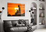 Budha Glass Wall Art