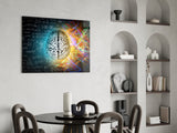 Brain Glass Wall Art