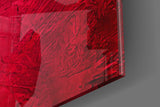 Flag of Poland Glass Wall Art