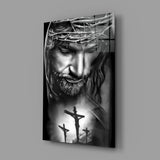 Jesus Glass Wall Art