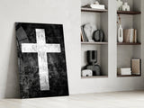 Cross Glass Wall Art