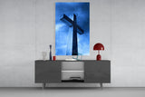 Cross Glass Wall Art