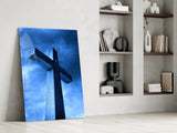 Cross Glass Wall Art