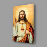 Jesus Glass Wall Art