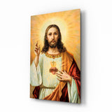 Jesus Glass Wall Art