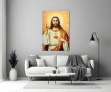 Jesus Glass Wall Art