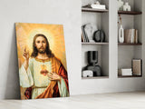 Jesus Glass Wall Art