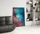 Faithful Love Glass Wall Art