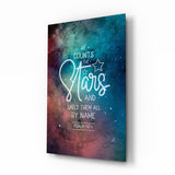 Stars Glass Wall Art