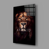 Lion Glass Wall Art