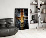 Lion Glass Wall Art