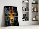 Lion Glass Wall Art