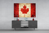 Flag of Canada Flag Glass Wall Art