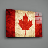 Flag of Canada Flag Glass Wall Art