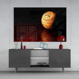 Baseball Glass Wall Art