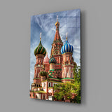 Saint Basil Cathedral Glass Wall Art