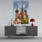 Saint Basil Cathedral Glass Wall Art