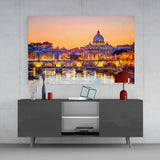 St. Peter's Basilica Glass Wall Art