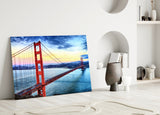 Golden Gate Bridge Glass Wall Art