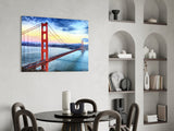 Golden Gate Bridge Glass Wall Art