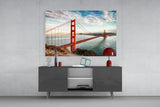 Golden Gate Bridge Glass Wall Art