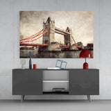 Tower Bridge Glass Wall Art