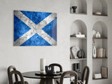 Flag of Scotland Glass Wall Art