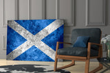 Flag of Scotland Glass Wall Art