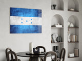 Flag of Honduras Glass Wall Art