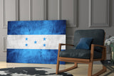 Flag of Honduras Glass Wall Art