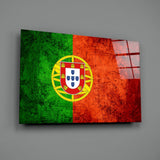 Flag of Portugal Glass Wall Art