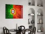 Flag of Portugal Glass Wall Art