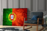 Flag of Portugal Glass Wall Art