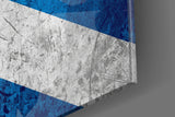 Flag of Scotland Glass Wall Art