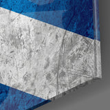 Scotland Flag Glass Wall Art