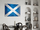 Flag of Scotland Glass Wall Art