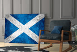 Flag of Scotland Glass Wall Art