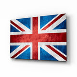 Flag of the United Kingdom Glass Wall Art