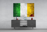 Flag of Ireland Glass Wall Art