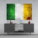 Flag of Ireland Glass Wall Art