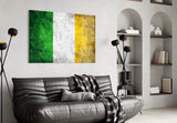 Flag of Ireland Glass Wall Art