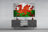 Flag of Wales Glass Wall Art