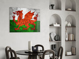 Flag of Wales Glass Wall Art