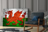 Flag of Wales Glass Wall Art