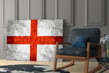 Flag of England Glass Wall Art