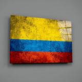 Flag of Colombia Glass Wall Art