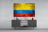 Flag of Colombia Glass Wall Art