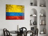 Flag of Colombia Glass Wall Art